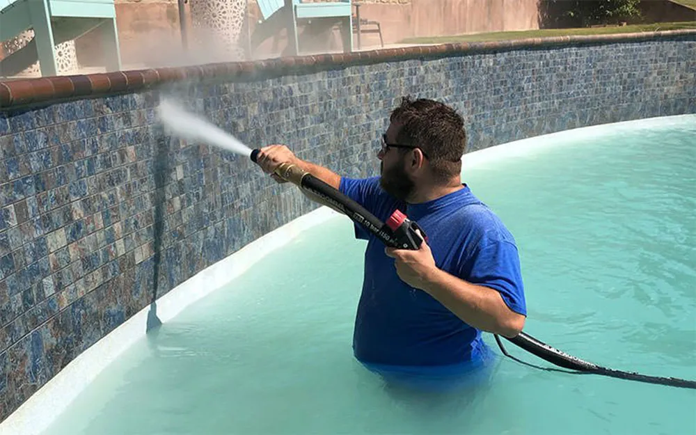 Pool Area Pressure Cleaning